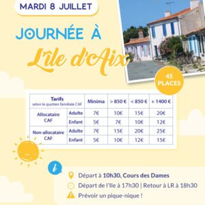 Sortie famille Ile d'AIX