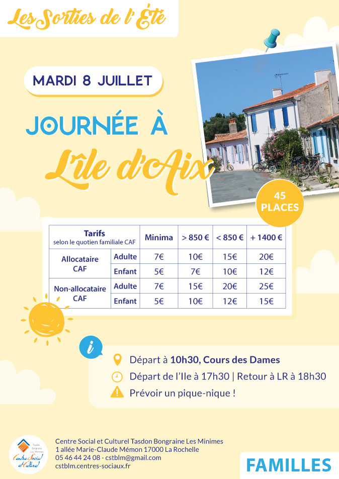 Sortie famille Ile d'AIX